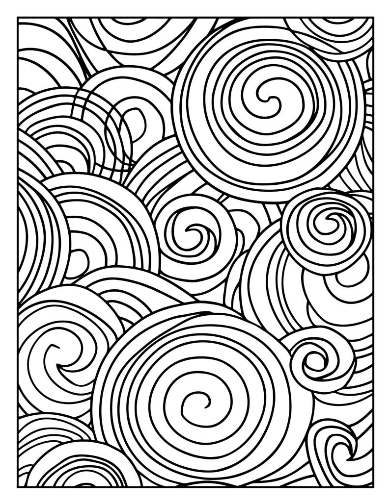 400 Geometric Pattern Coloring Pages - Etsy
