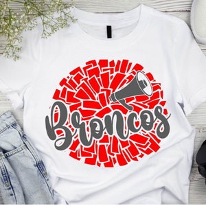 Broncos svg, Bronco svg, Broncos Football Svg, Broncos Cheer svg, Broncos,Mascot, School, svg, dxf, eps, png, pdf, sublimation, cut file, ht