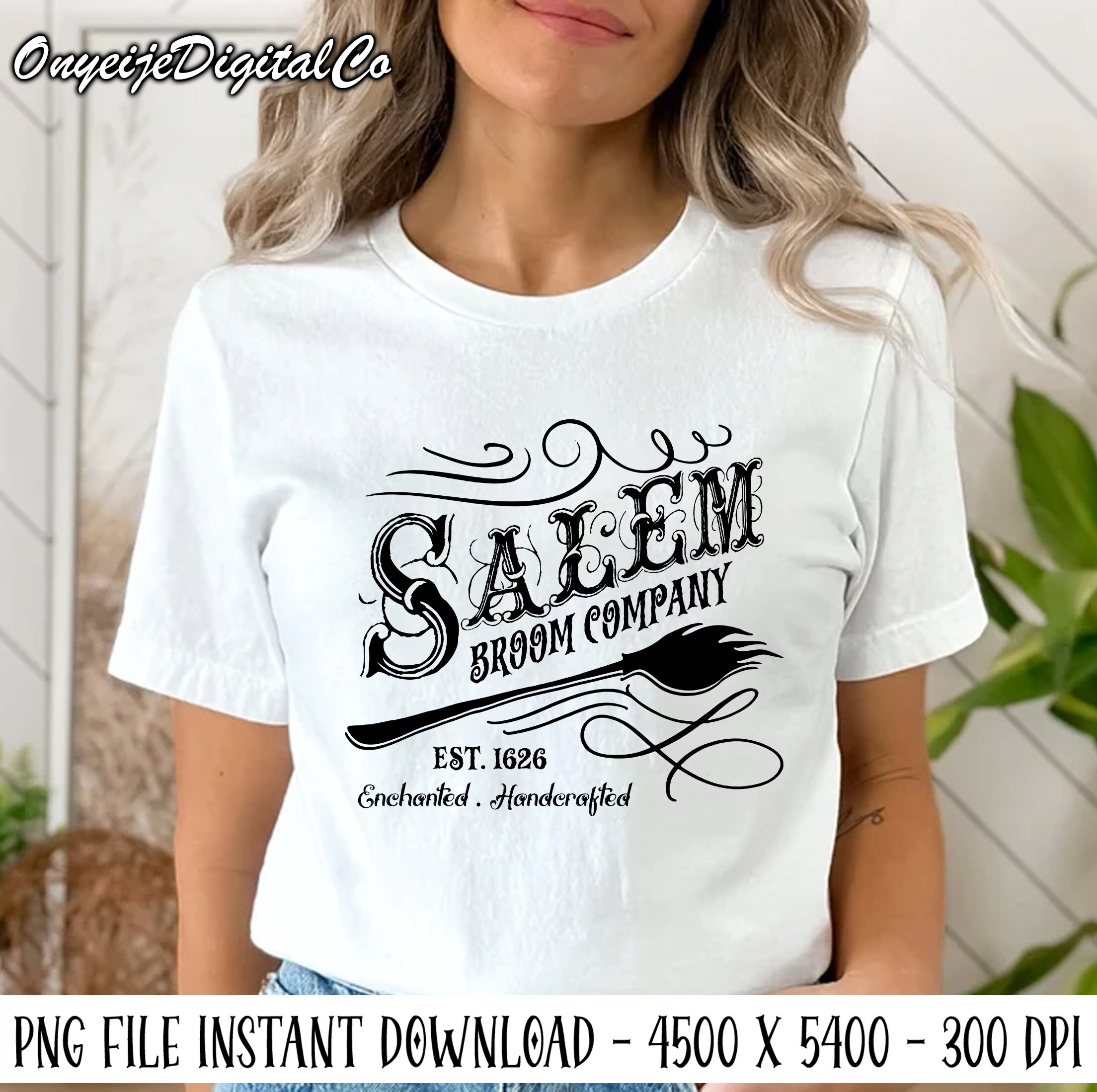 Salem Broom Company Est 1626 Png Salem Broom Co Png - Etsy