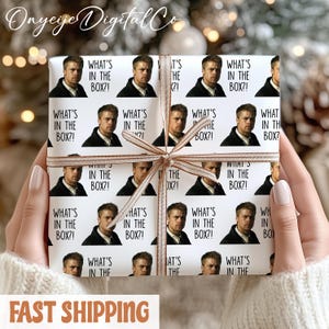 Papel De Regalo De Navidad Personalizado, Divertido Papel De Envoltura