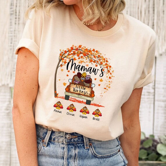 One Thankful Mawmaw Leopard Turkey Thanksgiving Mawmaw Gift T-Shirt One Thankful Mawmaw Leopard Turkey Thanksgiving Mawmaw Gift T-Shirt