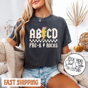 Comfort Colors® Pre-K Teacher Shirt, Pre-K Squad, Preschool Crew, PreK Teacher Shirt, Pre-K Teacher Team Shirts, PreK TShirt, Pre K T-Shirt