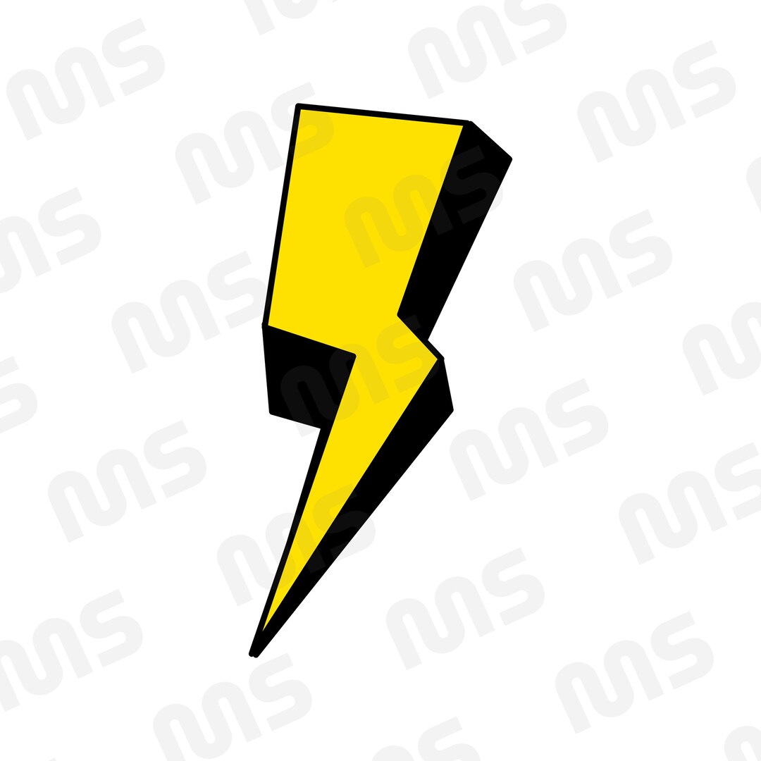 Thunderbolt SVG Only - Etsy
