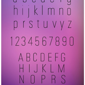 Sjabloon verkort lettertype, midden enkele regel