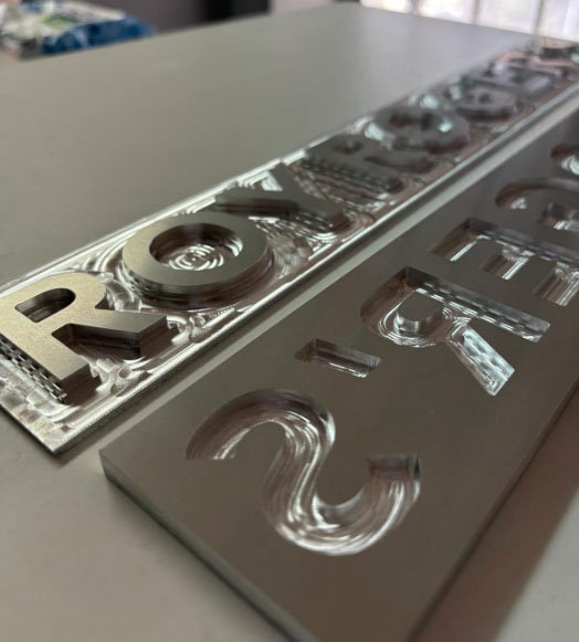 Aluminum Mold... Embossing Work With Press Machine for Fabric Textile ...