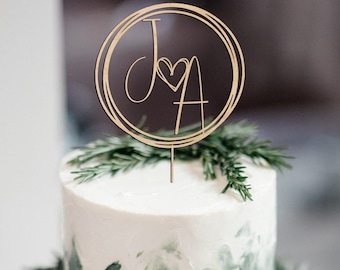 Topper per torta con nomi personalizzati, Mr e Mrs Cake Toppers per matrimonio, topper per torta nuziale, topper per torta personalizzato a forma di cuore