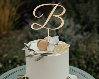 Initial Cake Topper, Letter Cake Topper, Wedding Cake Topper, Engagement Cake Topper, Bridal Shower Cake Topper,Anniversary Cake toppers