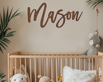 Wooden Name Sign Baby Name Sign Nursery Name Sign Custom Name Sign Wooden Letters Wood Name Sign Wall Name Sign Home Decor
