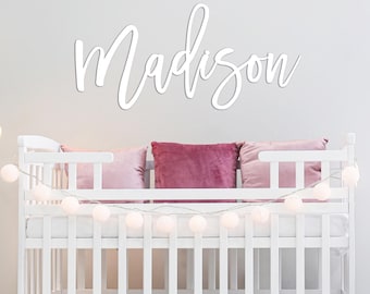 Wooden Name Sign Baby Name Sign Nursery Name Sign Custom Name Sign Wooden Letters Wood Name Sign Wall Name Sign Home Decor