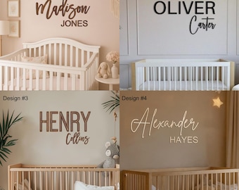 Wooden Name Sign Baby Name Sign Nursery Name Sign Custom Name Sign Wooden Letters Wood Name Sign Wall Name Sign Home Decor