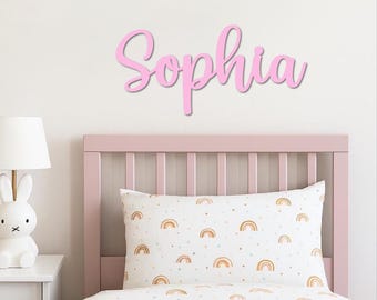 Wooden Name Sign Baby Name Sign Nursery Name Sign Custom Name Sign Wooden Letters Wood Name Sign Wall Name Sign Gifts for children