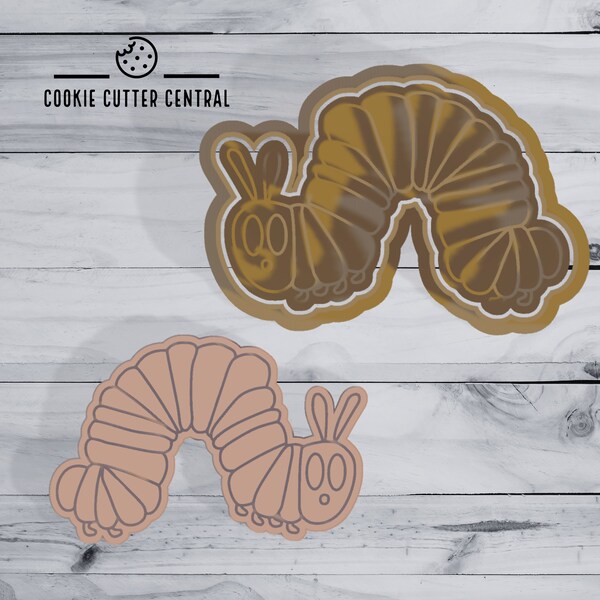 The Very Hungry Caterpillar Cookie Cutter and Embosser - 5.8cm x 8.8cm