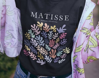 Henri Matisse tshirt, Unisex tshirt, Matisse Print, Pop art t-shirt, Gifts for her, Matisse retro shirt, tumblr shirt, Aesthetic clothing