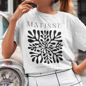 Henri Matisse tshirt, Unisex t-shirt, Matisse Black White, Pop art tshirt, Gift for her, retro tshirt, tumblr shirt, Aesthetic clothing