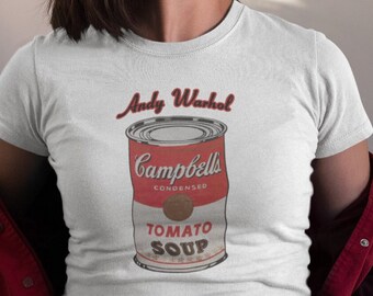 Vintage Style Uniqlo X Andy Warhol Campbell's Tomato Soup T-shirt