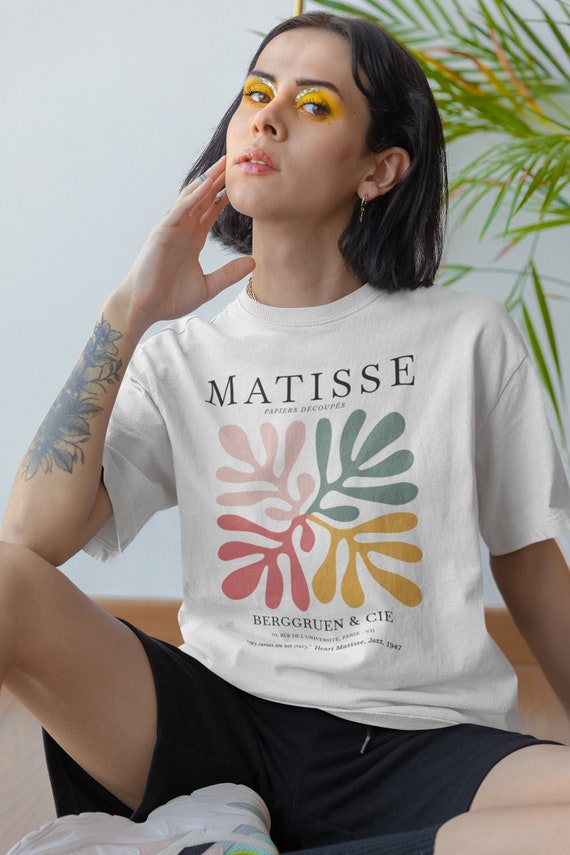 Henri Matisse tshirt, Unisex T-shirt, Summer Tshirt, Pop art t-shirt, Gifts for her, Matisse retro shirt, tumblr shirt, Aesthetic clothing