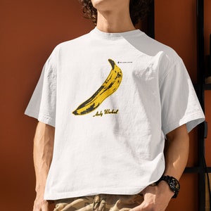 T-Shirt Homme Andy Banane Velvet Rock Et Pop - Marque 3stylershop, Italie, Neuf Avec Étiquette