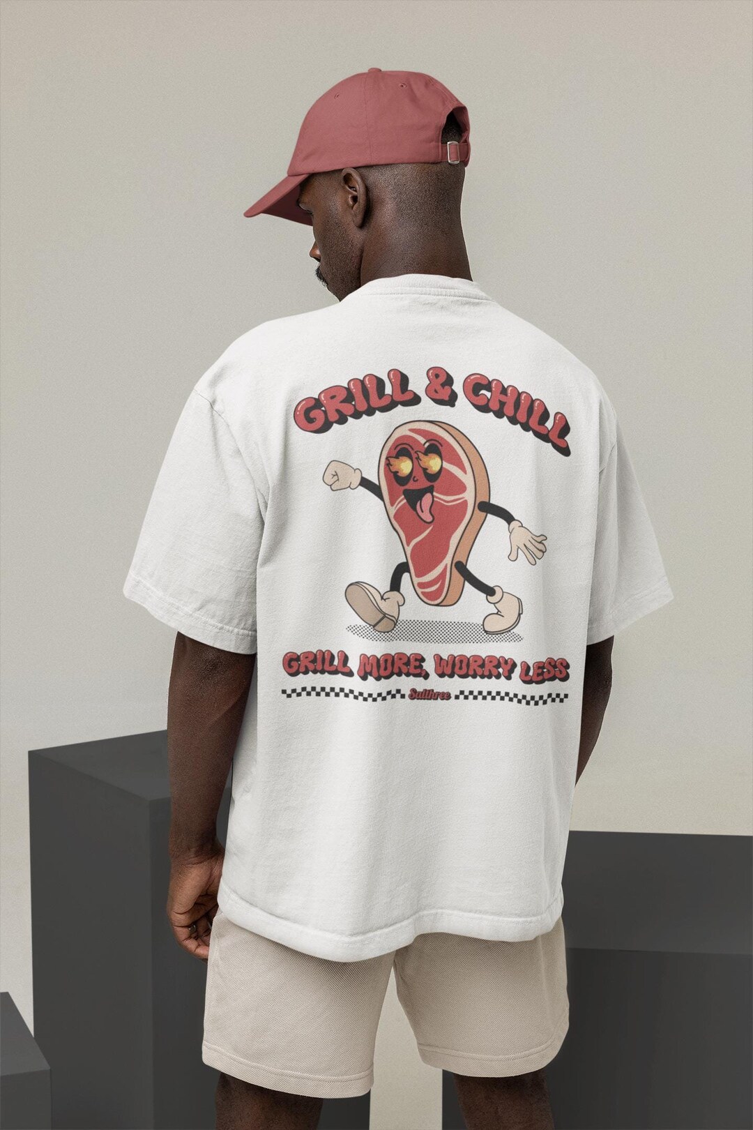 Maglietta: Born To Grill - Nato Per La Griglia - Idea Regalo Per - Foto 11