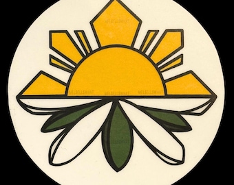 Philippine Sun x Sampaguita-klistermärke