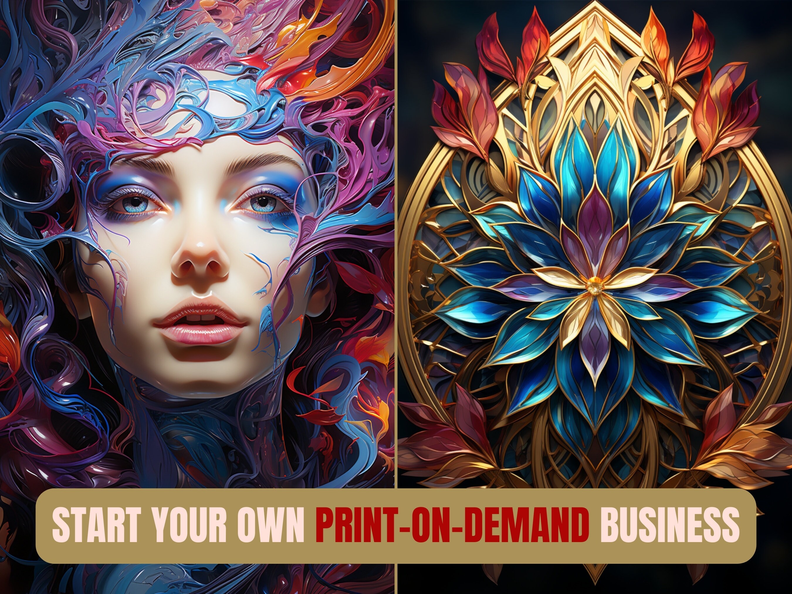 10 Midjourney Prompts Art Technique Anaglyph Instant Download PDF