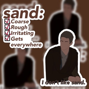 Anakin Skywalker Sand Meme Sticker