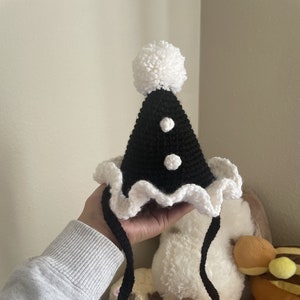 Crochet Clown Hat