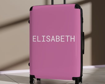Benutzerdefinierte Reisetasche Ihren Namen Koffer Reise Urlaubstasche Kleidung Lagerung Schlicht Fliege