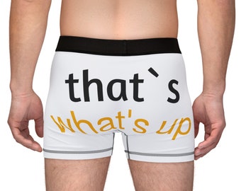 thats whats up Men's Boxers (AOP)