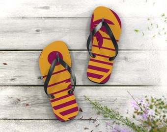 Palm tree Summer beach Flip Flops