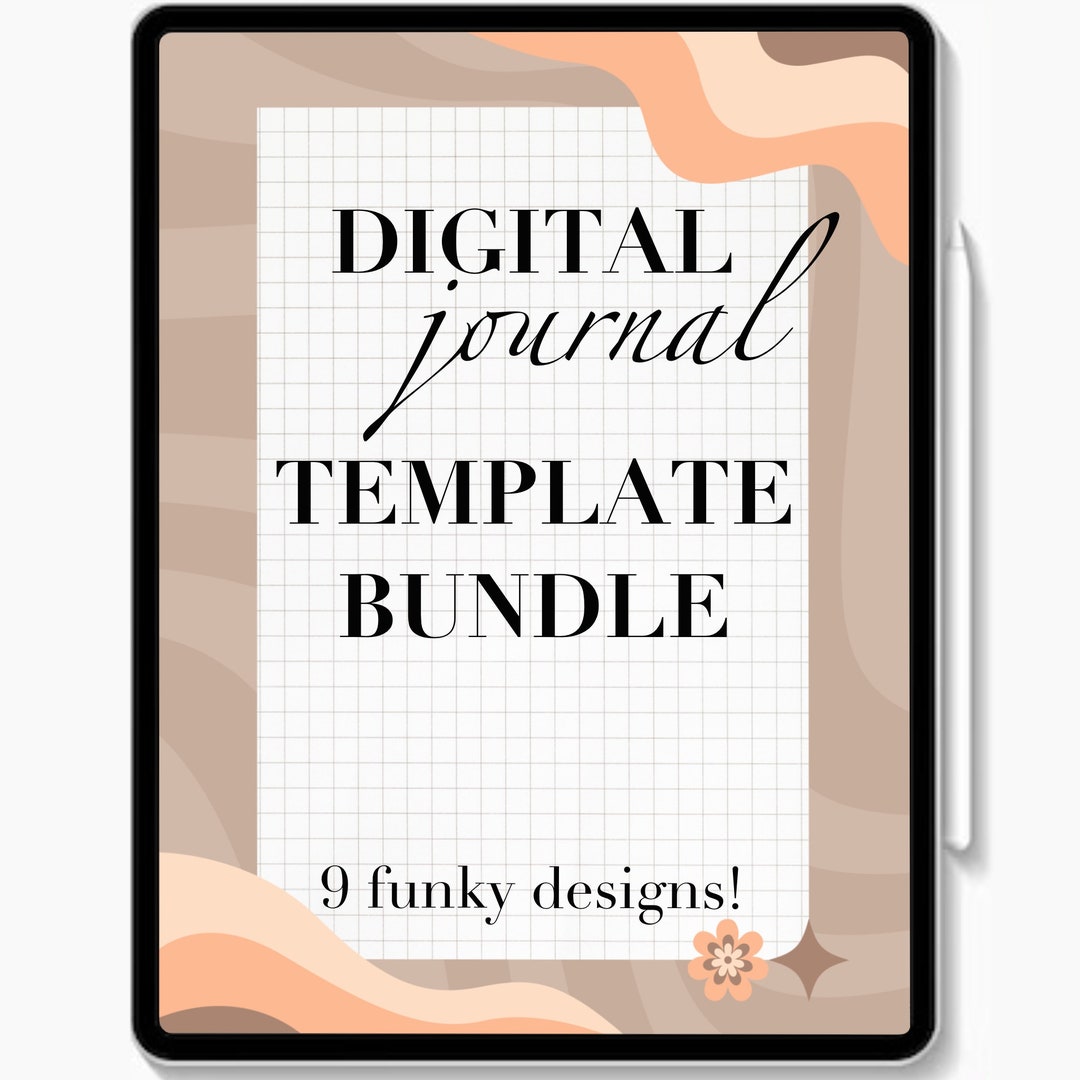 Digital Journal Template Bundle Daily Journal Templates With Planners ...