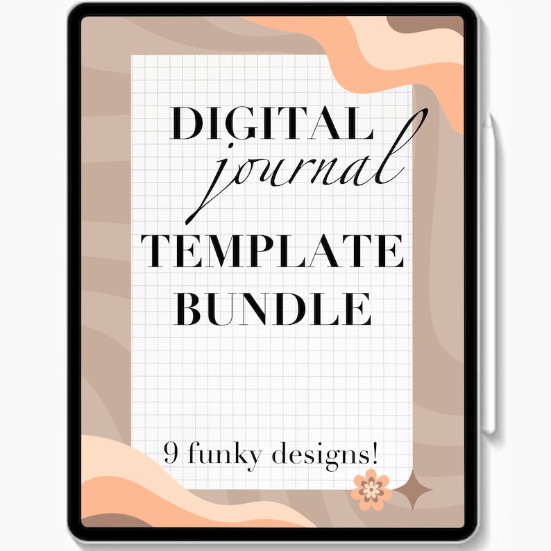 Digital Journal Template Bundle Daily Journal Templates With Planners ...