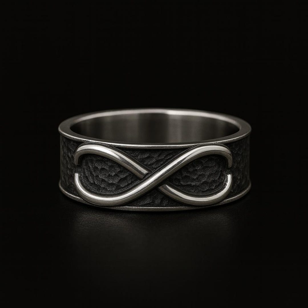 Black Goku Ring, Goku Time Ring, Hand Carved Goku Anime Ring