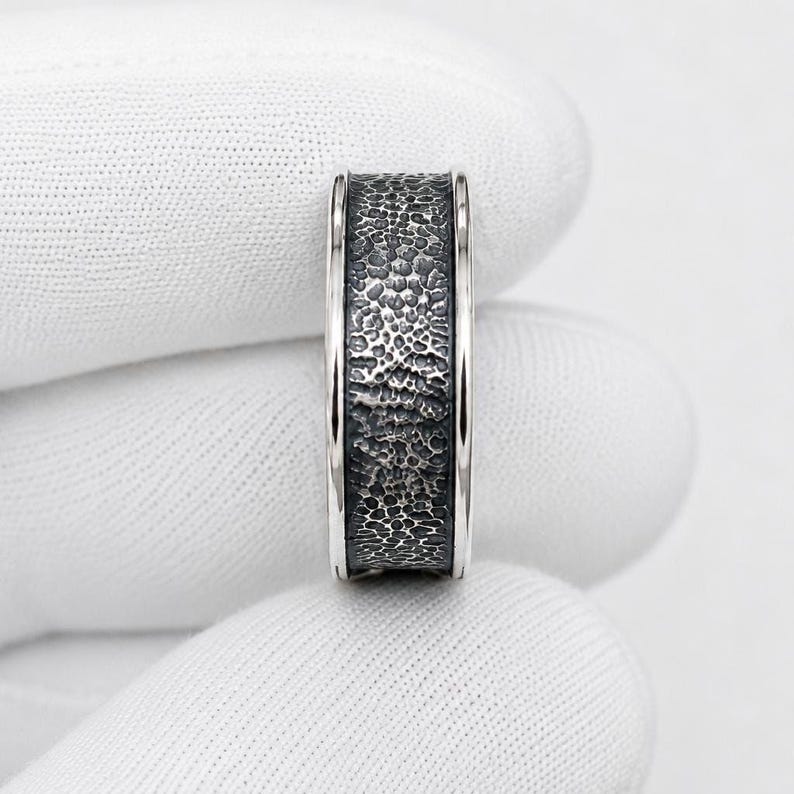 Black Goku Time Ring, Eternal Dragon Kai Goku Ring, DBZ Inspired Anime Ring, Sterling Silver Infinity Band image 7