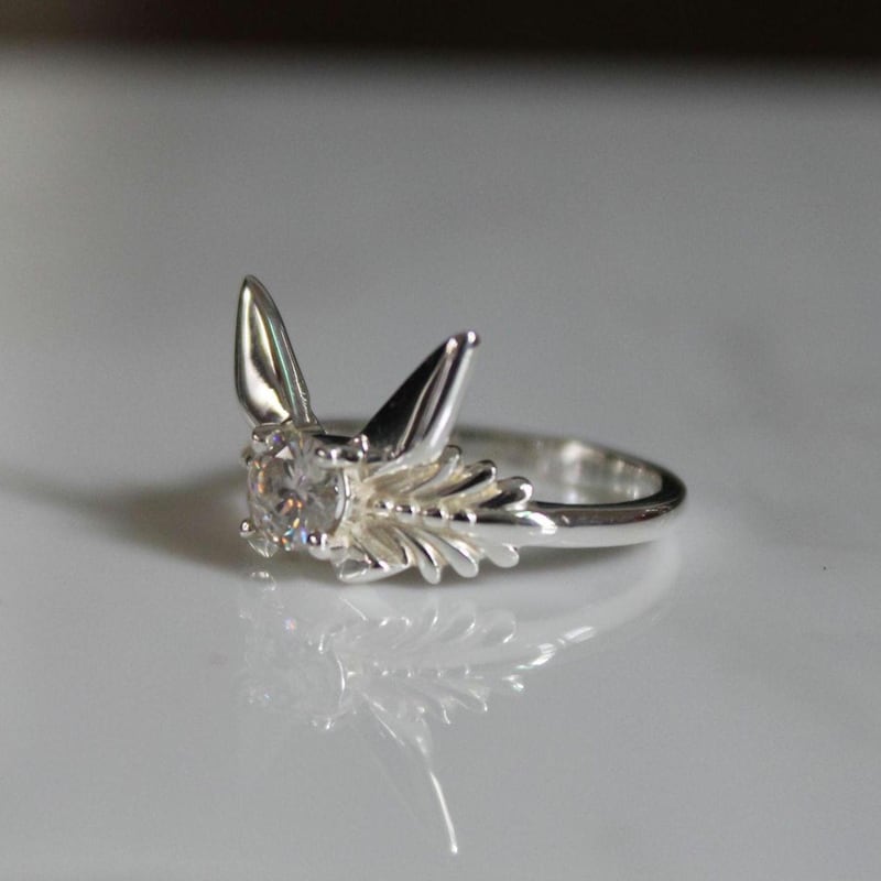 Gold Angel Wing Ring - Etsy