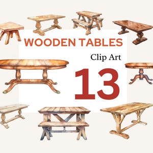 Holz Esstisch Clipart, Eichentisch png , Picknicktisch png , Essen im Freien png, Café Clipart, Restaurant Clipart