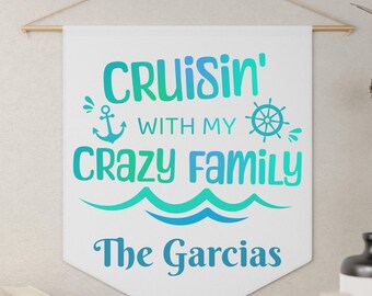 Cruise Door Banner Fabric Cruise Door Signs Personalized Cruise Door Decor Stateroom Family Cruise Pennant Reusable Cruise Door Ideas