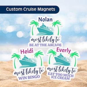 Aimants de croisière personnalisés Aimants de croisière personnalisés pour porte de cabine de croisière Aimant de croisière le plus susceptible d'être porte de cabine Décorations de porte de croisière