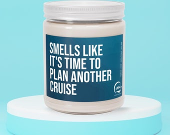 Cruise Candle Cruise Lover Gifts For Cruise Planner Travel Agent Gift Ideas Vegan Wax Candle Cruising Gifts For Her Custom Cruise Crew Gifts