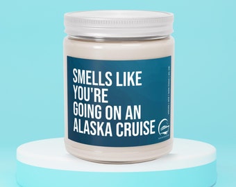 Alaska Cruise Candle Cruise Lover Gifts For Cruise Planner Travel Agent Gift Vegan Candle Cruising Gifts Custom Cruise Crew Alaskan Cruise