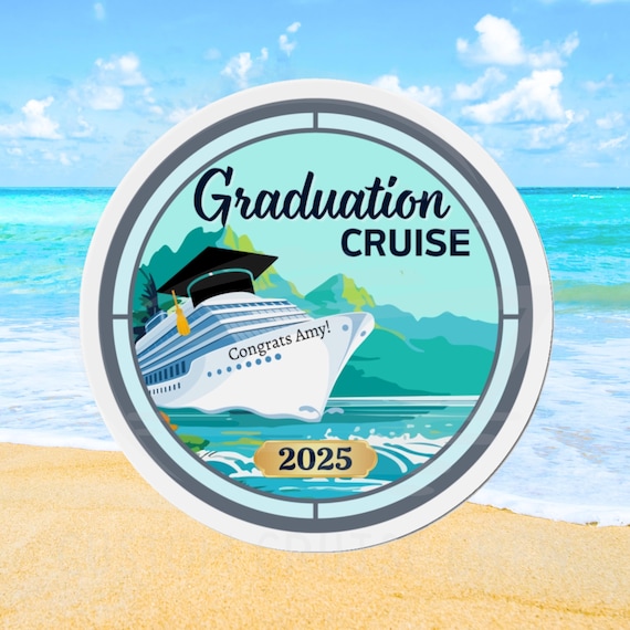 2025 Graduation Cruise Magnet Personalized Cruise Magnets Stateroom Cruise Door Decorations Cruise Door Banner Cruising Sign Graduation Trip