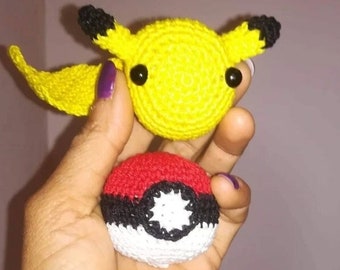 PDF FILE Pikachu pokeball amigurumi crochet pattern