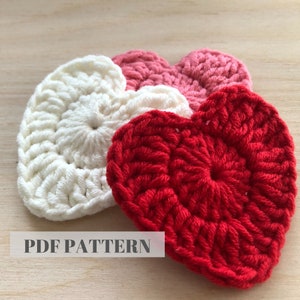 Crochet Heart Accessory PATTERN | Crochet Heart | Valentines Day Heart | Crochet Pattern
