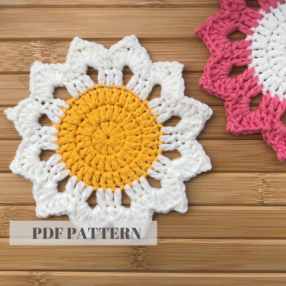 Easy Crochet Coasters from Daisy Cottage Designs