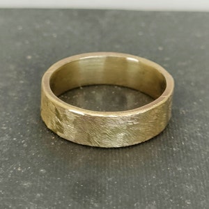 Gebürsteter Bronze Ring - gebürstet Bronze Ring, gebürstet Bronze Ehering, Bronze Ehering Kupfer Bandring Bronze gewölbter Ring Bronzering Kupferring Geschenk für sie