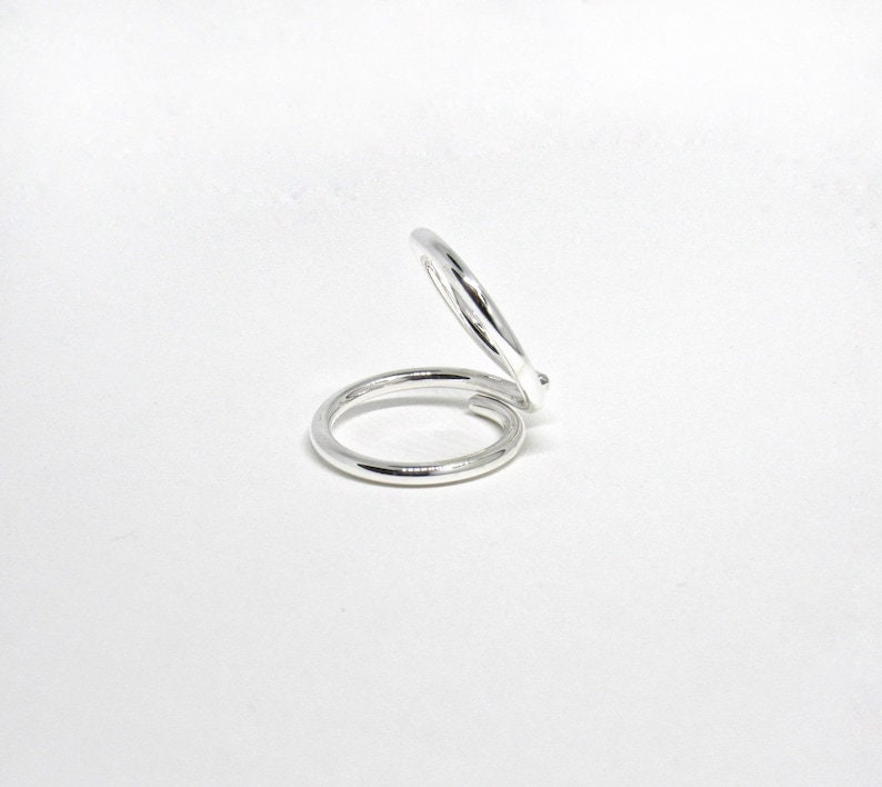 Evaswan Sterling Silver Splint Ring Adjustable for PIP or DIP Joint Swan Neck Splint Arthritis