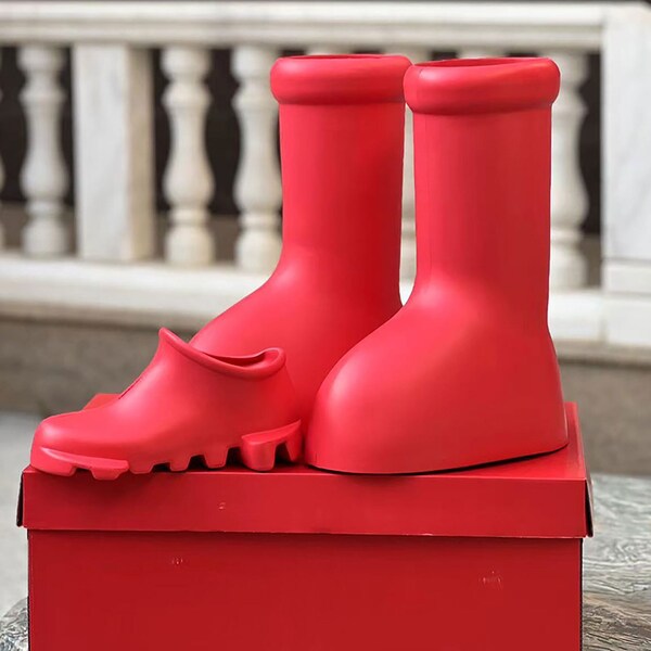 Red Boots Etsy