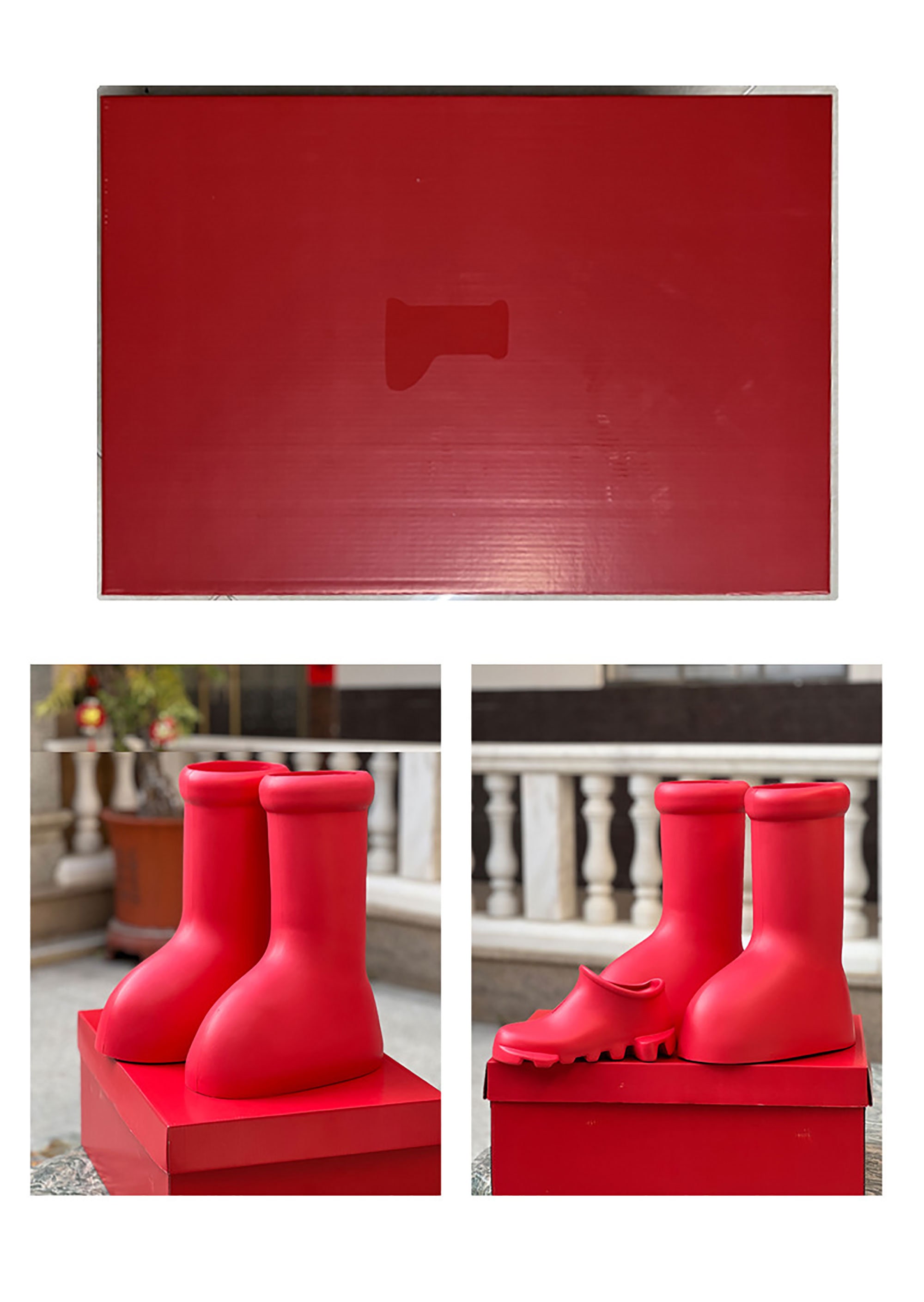 2023 Astro Boy Big Red Shoes Shang EVA Nonslip High Boots Etsy