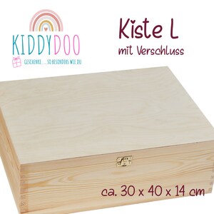 Gift communion memory box children's gift memories storage Kiste L + Verschluss