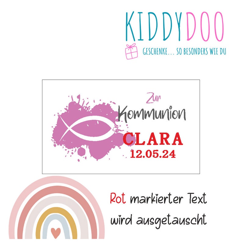 Geschenk Kommunion Erinnerungskiste Kinder Geschenk Erinnerungen Aufbewahrung Bild 2