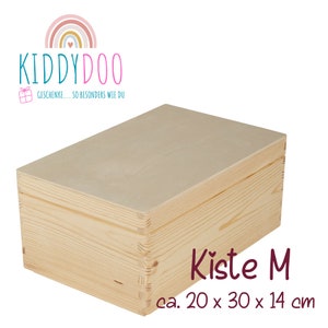 Geschenk Kommunion Erinnerungskiste Kinder Geschenk Erinnerungen Aufbewahrung Kiste M 30x20x14